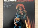 Vintage Signed Neil Diamond LP Vinyl Record Autographed Hot August Night