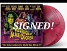 The Revenge of Alice Cooper Violet 2LP Autographed Artwork