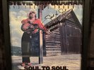 STEVIE RAY VAUGHAN AUTOGRAPHED Soul To Soul Album Framed w/ COE