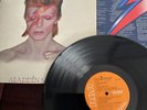 DAVID BOWIE ALADDIN SANE RCA RS1001 1973 UK VINYL 1ST LP, 3T/3T with lyric inner