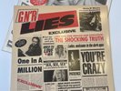 GUNS N' ROSES  G N' R LIES 80s Vinyl LP 1988 UZI SUICIDE GEFFEN GHS 24198 VG+