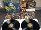 DOUBLE VINYL LP IRON MAIDEN LIVE AFTER DEATH RIP1 UK 1ST PRESS 1985 NM-/EX+