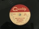 Jerry Lee Lewis 78 rpm  Quality Canada: Great Balls of fire/You win again