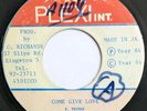 RARE 1984 ROOTS REGGAE - GENERAL PLOUGH - COME GIVE LOVE PLexi  7