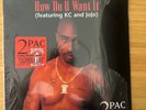 2pac: How Do U Want It Vinyl Record LP (1996, Death Row Records)