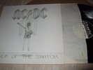AC/DC : FLICK OF THE SWITCH TEXTURED COVER LP 1983 ATLANTIC GERMANY +OIS