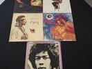 5 1970s-80s Jimi Hendrix Vinyl Albums (Crash Landing, Band of Gypsys, etc)