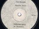 BOB ANDY FEELING SOUL VERSION FAB RECORDS UK 1972-EX+