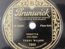 TEDDY WILSON Rosetta, Liza BRUNSWICK 78 7563 nice E- prewar jazz piano record