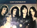 Journey Don't Stop Believing Believin /Natural Thing 1981 Picture Sleeve  45rpm