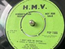 Ray Charles I Dont Need No Doctor  Hmv DEMO Pop1566  Soul Northern Motown vg+