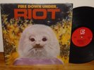 Riot - Fire Down Under - ELEKTRA LP VG++ Shrink