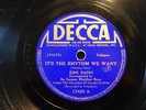 LORD EXECUTOR Spent My Time at Hospital KING RADIO Rhythm DECCA 17420 Calypso 78