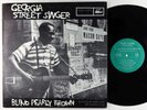Rev. Pearly Brown - Georgia Street Singer LP - Folk-Lyric DG