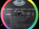 Beatles LP 1967 Sgt. Pepper 1st Press RARE Hybrid Jax Labels Title on 1 Line VG+