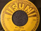 JOHNNY CASH SUN 221 HEY, PORTER  RARE CLEAN PUSH MARKS 1955 ORIGINAL