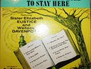 SISTER ELIZABETH EUSTICE Just A Little While To Stay GOSPEL LP PONTCHARTRAIN 139