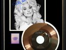 DOLLY PARTON JOLENE GOLD RECORD 45 RPM W-PRINTED SIGNED AUTOGRAPH RARE