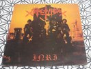 SARCOFAGO Inri LP 1987 ORIGINAL WHITE LABEL INSERT BRAZIL BLACK METAL