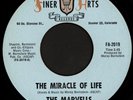 THE MARVELLS Miracle Of Life 45 Finer Arts Rare 1967 CO Northern Sweet Soul