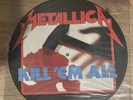 Metallica Kill 'Em All - Barcode UK Picture disc LP