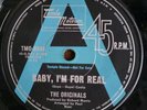 THE ORIGINALS Baby, I'm For Real 1968 A-LABEL PROMO Tamla Motown Soul