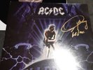 AC/DC autograph lp BALLBREAKER vinyl ANGUS YOUNG signed live concert PARIS