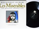LES MISERABLES The Musical Sensation GEFFEN 2xLP VG+ gatefold 1st press w/insert