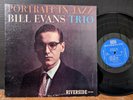 Bill Evans - Portrait In Jazz 1963 Riverside Mono Scott LaFaro Paul Motian LP