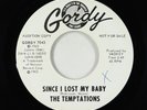 Northern Soul 45 - Temptations - Since I Lost My Baby - Gordy - VG+ promo