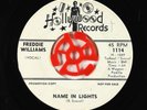 Northern Soul 45 - Freddie Williams - Name In Lights - Hollywood - promo