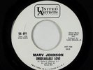 Northern Soul 45 - Marv Johnson - Unbreakable Love - United Artists - VG+ promo