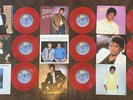 Vintage RED Vinyl: Michael Jackson 9/Nine Singles Pack. 45RPM 1983 MJ1-1+. READ