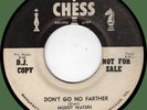 MUDDY WATERS Don't Go No Farther / Diamonds at Your Feet 45rpm Chess WLP 1956