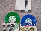 The Police -  Message In A Bottle ( Green Vinyl), Roxanne ( Blue Vinyl) & Can't