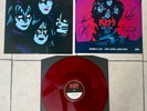 KISS KRUISE VI AUTOGRAPHED RED COLORED VINYL CREATURES OF THE NIGHT  - OFFICIAL