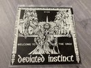 Deviated Instinct Welcome To The Orgy 7” Vinyl Ex Crust Punk Grindcore Antisect