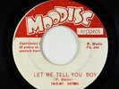 Reggae 45 - Ebony Sisters - Let Me Tell You Boy - Moodisc Jamaica
