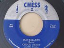 Chuck Berry  MAYBELLENE / WEE WEE HOURS (ROCK 45) #1604 PLAYS VG++