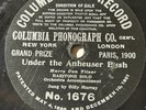 1900s c1900 Columbia Billy Murray Under the Anheuser Busch Bush - one sided