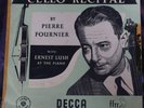 FOURNIER / LUSH - CELLO RECITAL UK Decca LXT 2766 Orange/Gold labels
