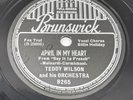 I'll Never Fail You/April in My Heart BILLIE HOLIDAY 78 RPM BLUES VG