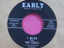 THE VIDELS - I Wish / Blow Winds Blow -super clean rare doo-wop 45 rpm Early 702