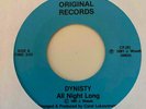 Private Power Pop 45 DYNISTY All Night Long/Substitute Original HEAR Obscure