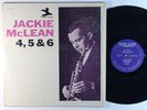 JACKIE MCLEAN 4 5 & 6 LP on New Jazz mono VG++ shrink