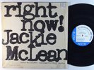 JACKIE MCLEAN Right Now  LP on Blue Note NY mono VG+/NM shrink