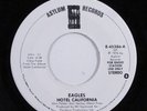 Rock 45 EAGLES Hotel California ASYLUM promo HEAR j