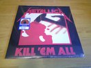METALLICA LP KILL EM ALL Blackened STILL SEALED NEW HYPE RED VINYL MEGADETH HTF