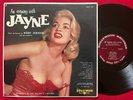 JAYNE MANSFIELD AN EVENING WITH JAYNE  KURT JENSEN SEXY CHEESECAKE LP  (1958)