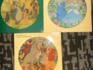 Walt Disney’s CINDERELLA 1981 Picture Disc Vinyl Record & 2 Other Disney Lp's